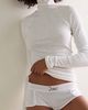 Free People Keeping It Light Ribbed Turtleneck Top - 1