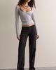 Free People Keeping It Light Ribbed Wrap Top - 3