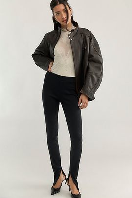 Free People Kimmie Slim Knit Pull-On Pants