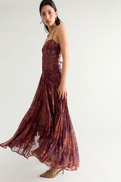 Free People Lane Paisley Slip Maxi Dress