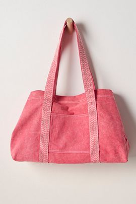 Free People Large Canvas Tote Bag