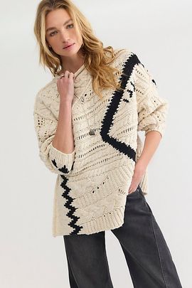 Free People Larissa Rollneck Pullover