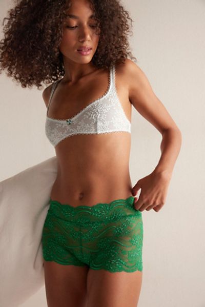 Free People Last Dance Lace Boyshorts