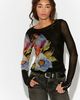 Free People Lilly Printed Long Sleeve Top - 1