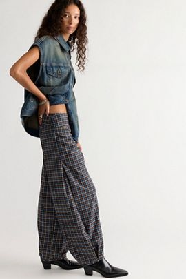 Free People Lizzy Low-Rise Pull-On Pants