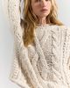 Free People Lola Cable Knit Pullover - 1