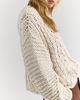 Free People Lola Cable Knit Pullover - 4