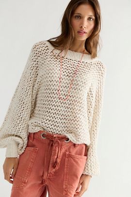 Free People Lottie Knit Pullover