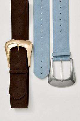 Free People Lottie Suede Belt