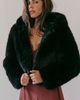 Free People Louder Please Hooded Fur Jacket - 1