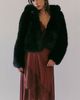 Free People Louder Please Hooded Fur Jacket - 2