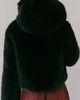 Free People Louder Please Hooded Fur Jacket - 3
