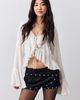 Free People Low Rider Studded Wrap Skort - 1