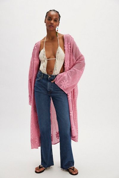 Free People Lucina Mesh Kimono