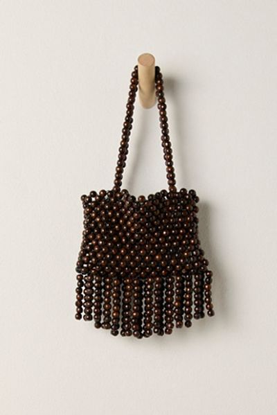 Free People Lucy Fringed Bead Bag