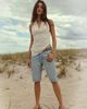 Free People Luna Eyelet Halter Top - 1