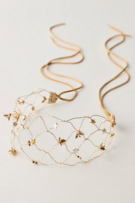 Curried Myrrh Lyrielle Wire Net Headband