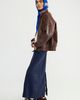 Free People Mae Menswear Column Maxi Skirt - 4