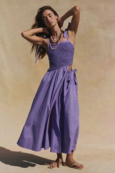 Free People Margate Cotton Midi Dress