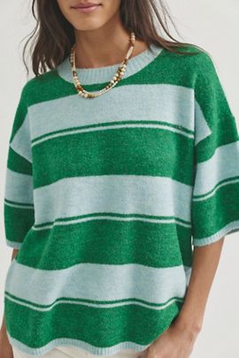 Free People Margot Stripe SoftSpun Sweater Tee