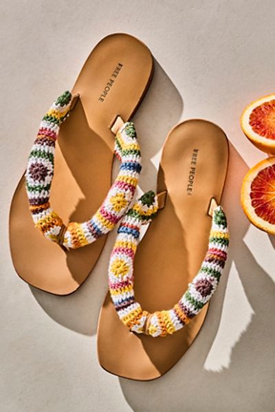 Free People Midnight Margaritas Crochet Sandals