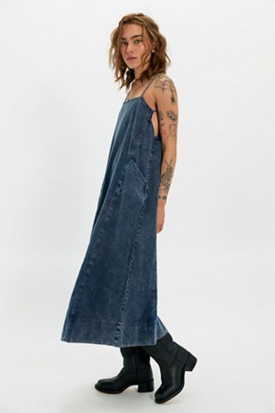 Free People Miko Denim Midi Dress
