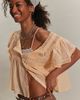 Free People Monica Square Neck Button Down Top - 4