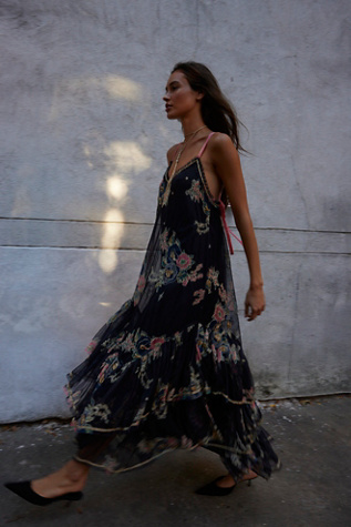 slim fit dress slacks Free People Red with Multi-Color Pattern Juliana Maxi Dress NWT- Size – The  Saved Collection main image 1