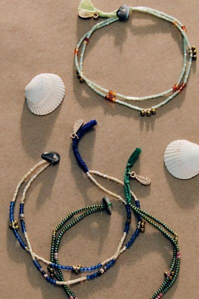 Free People Muse Semi-Precious Beaded Anklet