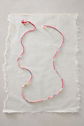 Free People Muse Semi-Precious Exaggerated Beaded Necklace