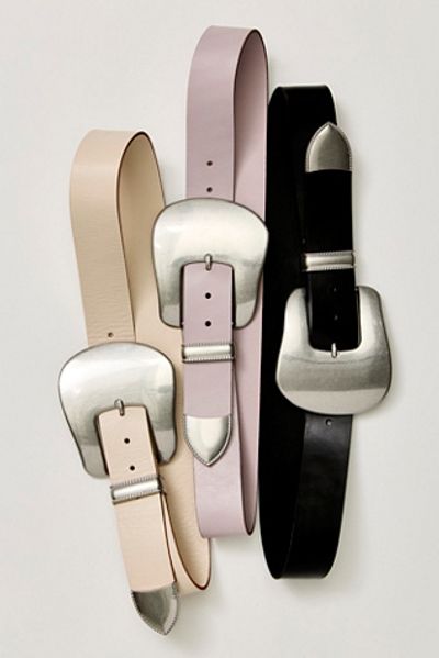 Free People Opalite Leather Belt