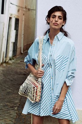 Free People Oxford Club Mini Dress