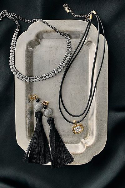 Free People Pip Semiprecious Tassel Earrings