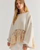 Free People Pretty Boy Lace Sweatshirt - 4
