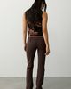 Free People Quinn Ultra Low-Rise Slim Trousers - 4