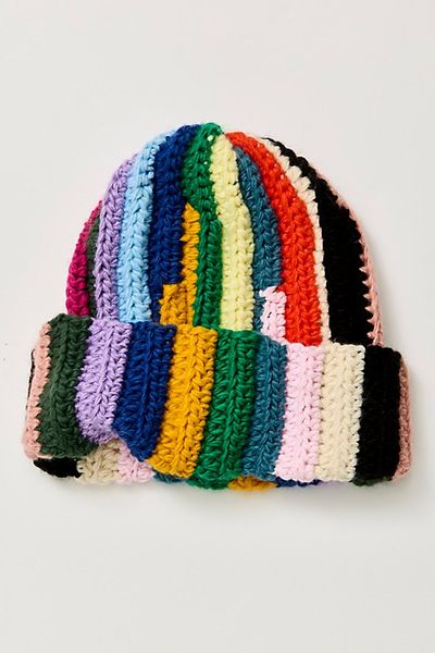 Free People Rainbow Mountain Guide Beanie