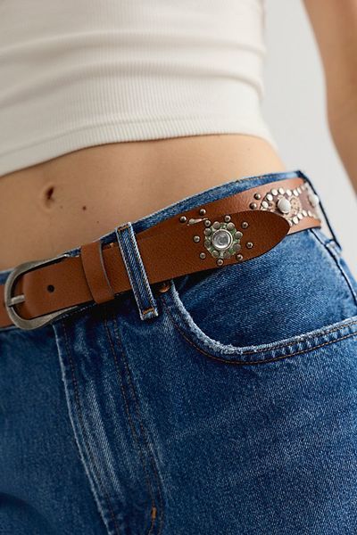Free People Rainbow Mountain Stud Belt