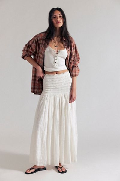 Free People Raven Solid Convertible Maxi Skirt