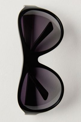 Free People Reese Oversized Shield Aviator Sunglasses