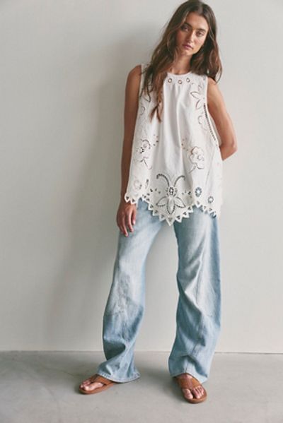 Free People Reina Cutwork Tunic