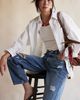 Free People Sabine Articulated Button Down Top - 7