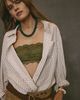 Free People Sabine Striped Articulated Button Down Top - 2