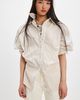 Free People Sabine Striped Articulated Button Down Top - 3