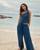 Free People Sahara Sandshell Linen Pant Set - 1