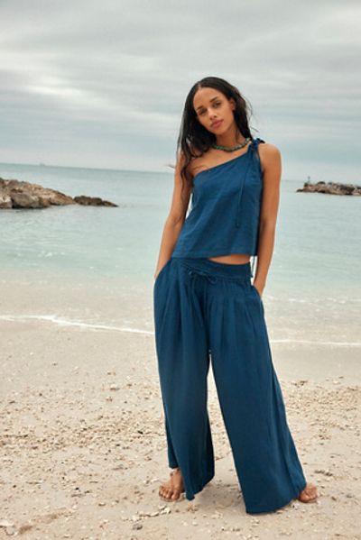 Free People Sahara Sandshell Linen Pant Set