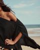 Free People Sandshell Linen Coralyn Convertible Cape Top - 3