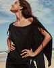 Free People Sandshell Linen Coralyn Convertible Cape Top - 4