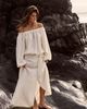 Free People Sandshell Linen Francisca Maxi Dress - 4