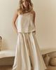 Free People Sandshell Linen Sahara Pant Set - 6