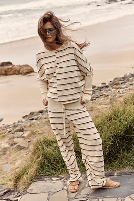 Free People Sandstone Sweater Set